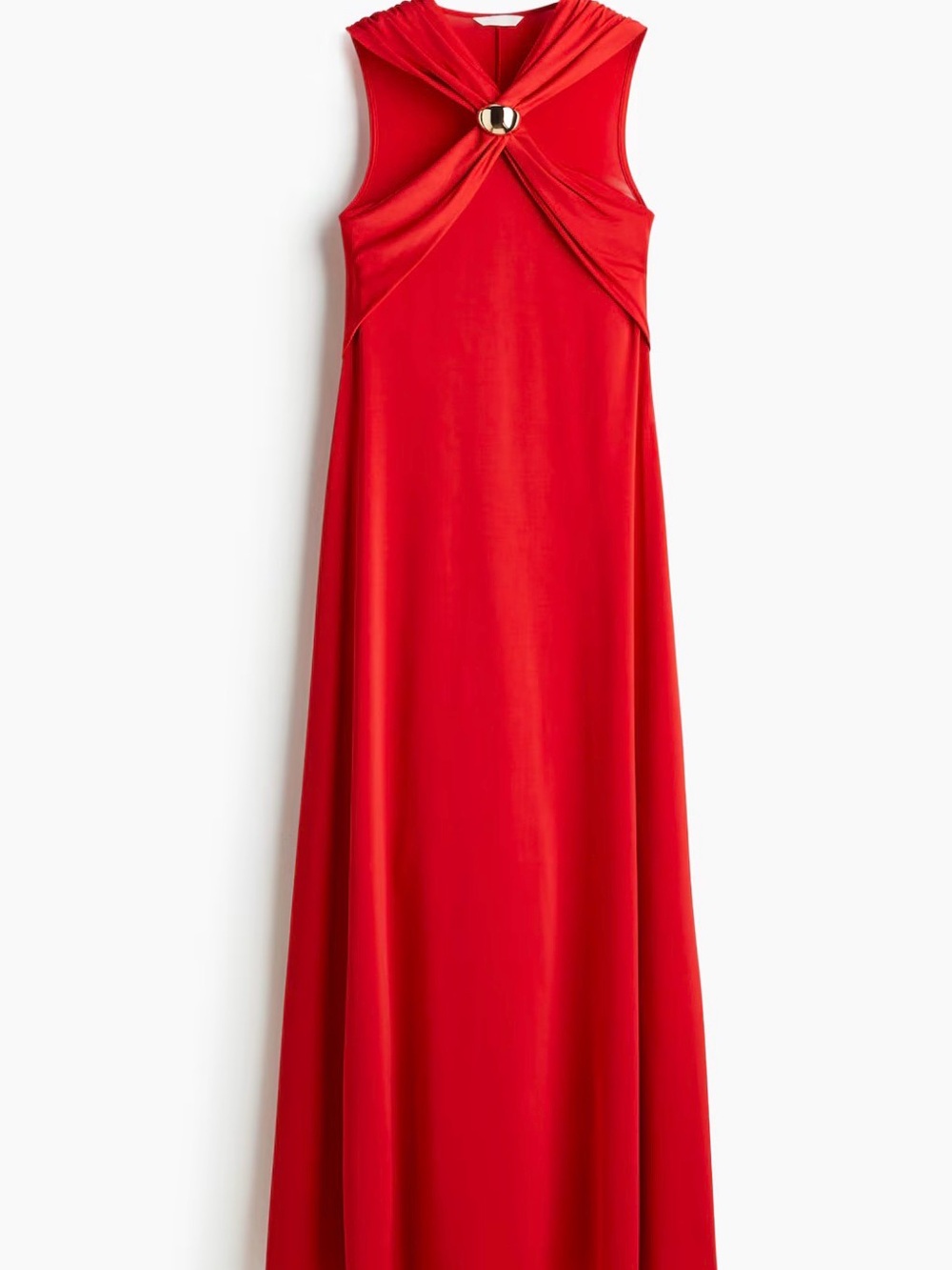 H&M Beautiful Red Long Dress - Picture 1 of 7